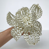 Couture Pearl Flower Statement Wedding Bouquet - Marie Livet