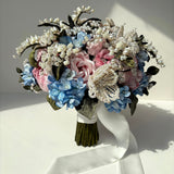 Elizabeth Pearl and Swarovski Crystal Couture Bridal Bouquet - Marie Livet