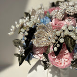 Elizabeth Pearl and Swarovski Crystal Couture Bridal Bouquet - Marie Livet
