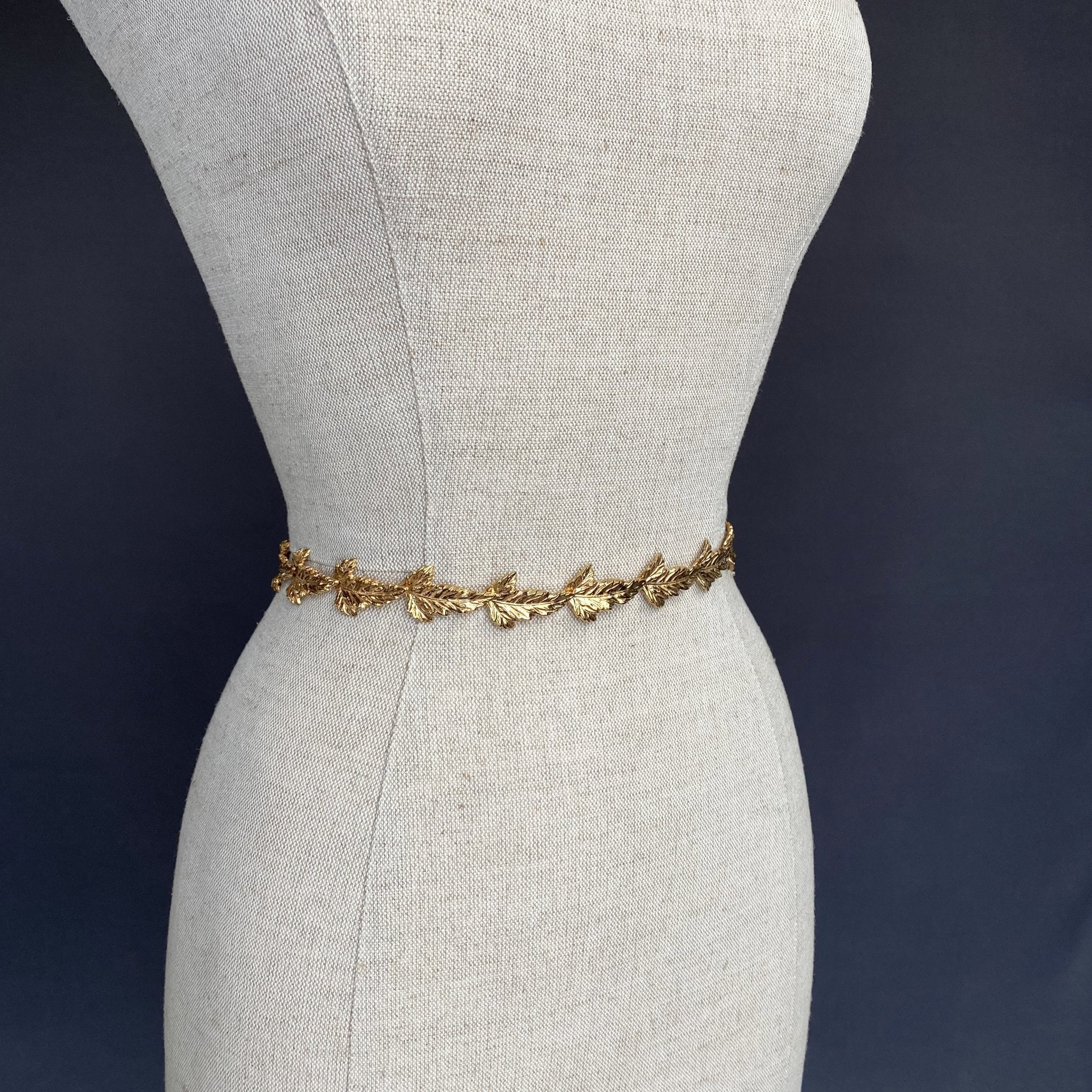 Gold link clearance belt