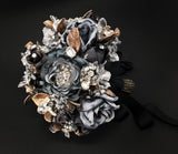 Beacon Heirloom Silver Grey Bronze Leaf Bouquet - Marie Livet