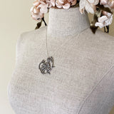 Evergreen Sterling Silver Medallion Necklace - Marie Livet