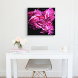 Fuchsia Peonies Original Studio Art Canvas Print - Canvas Wrap Wall Art - Designer Home Decor - Marie Livet
