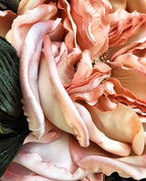 Large Eva English Cottage Rose Gold Leaf Luxury Wedding Bridal Bouquet - Marie Livet