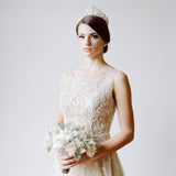 Light Heart Couture Pearl, Gemstone and Crystal Jeweled Bridal Bouquet - Marie Livet