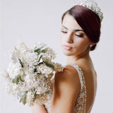 Light Heart Couture Pearl, Gemstone and Crystal Jeweled Bridal Bouquet - Marie Livet