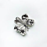 Minimalist Orchid Sterling Silver Brooch - Marie Livet