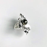 Orchid Black South Sea Pearl 18k Gold Cocktail Ring - Marie Livet