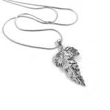 Prosperity Leaf Pendant in Sterling Silver - Marie Livet
