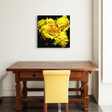 Yellow Peonies Original Studio Art Canvas Print - Canvas Wrap Wall Art - Designer Home Decor - Marie Livet