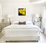 Yellow Peonies Original Studio Art Canvas Print - Canvas Wrap Wall Art - Designer Home Decor - Marie Livet