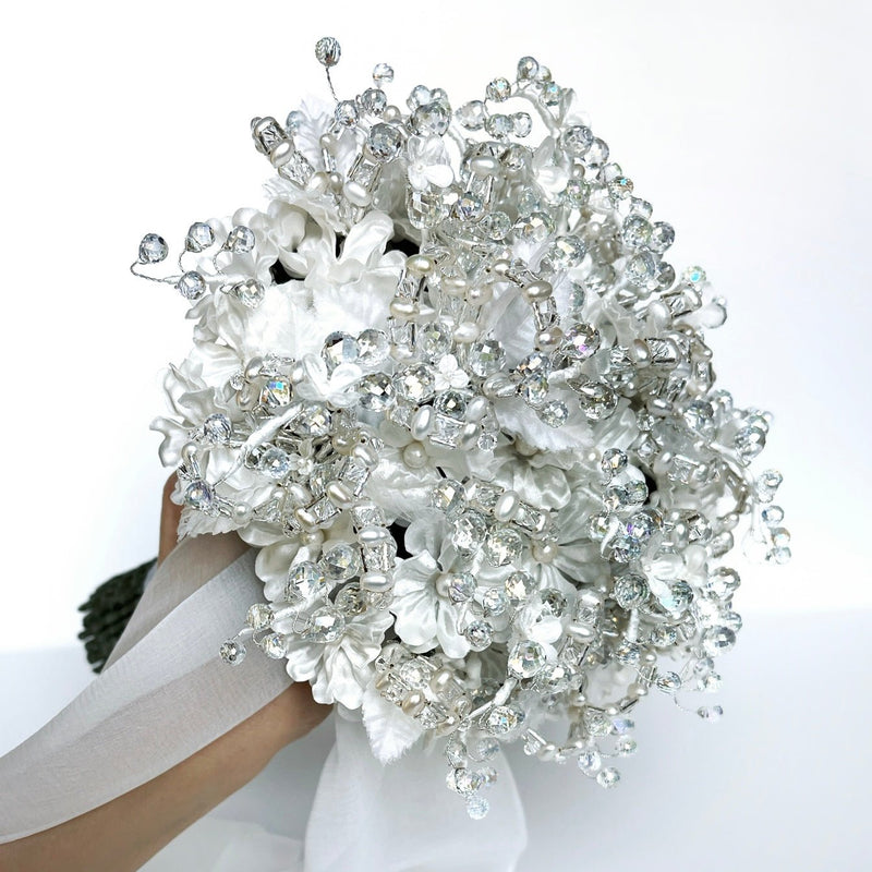 Couture Kira Pearl Crystal Bouquet - Marie Livet