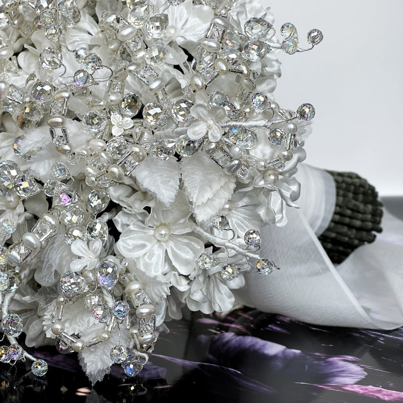 Couture Kira Pearl Crystal Bouquet - Marie Livet