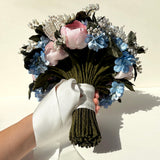 Elizabeth Pearl and Swarovski Crystal Couture Bridal Bouquet - Marie Livet