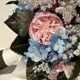 Elizabeth Pearl and Swarovski Crystal Couture Bridal Bouquet - Marie Livet