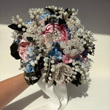 Elizabeth Pearl and Swarovski Crystal Couture Bridal Bouquet - Marie Livet
