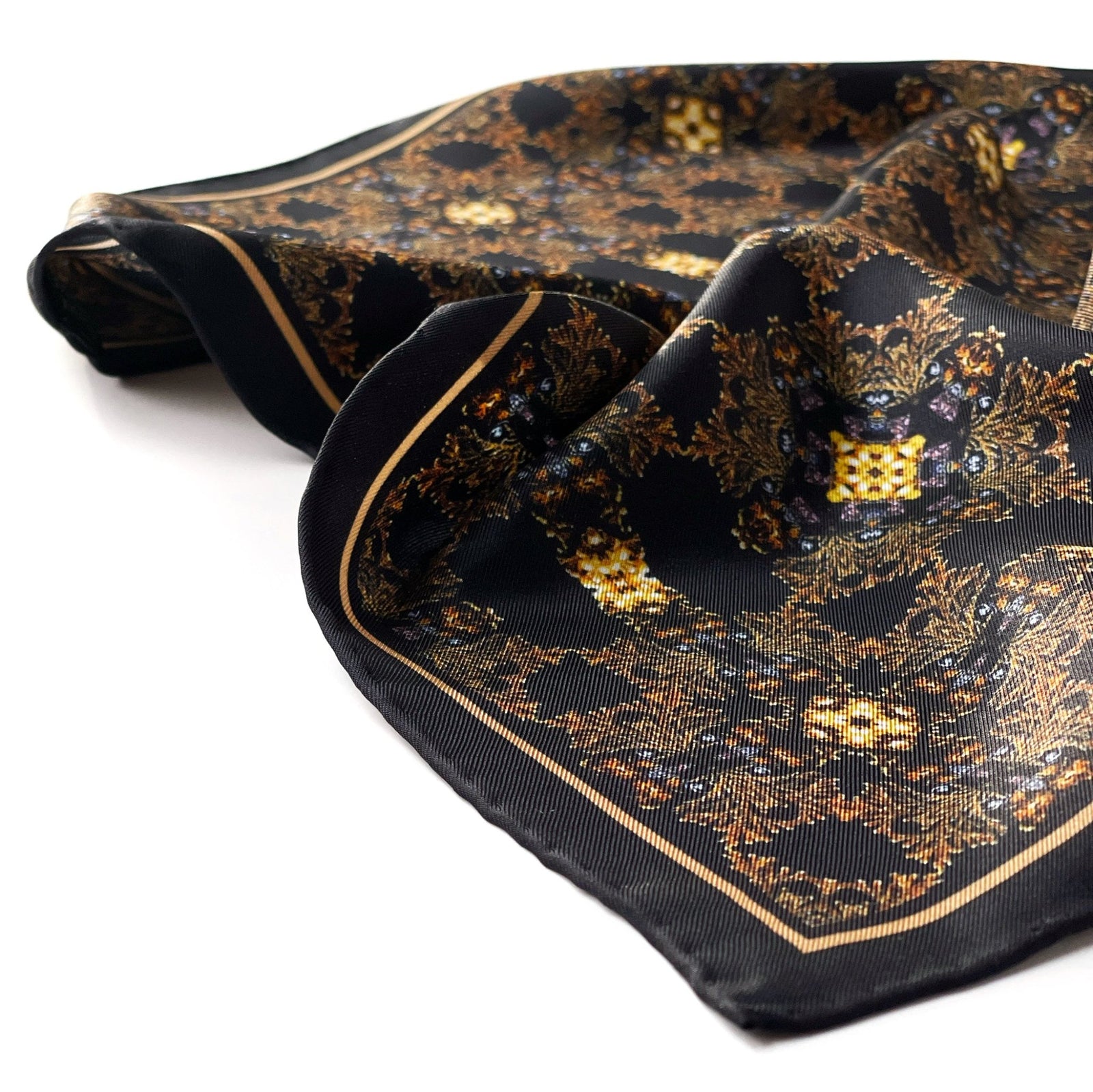 Golden Luxury Satin Pocket Square