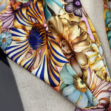 Meadow Floral Silk Twill Scarf - Marie Livet