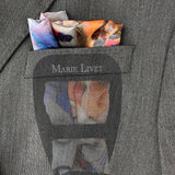 Set of Two Silk Pocket Square By Night and Gossamer Flame Floral - Holiday Gift Set - Marie Livet