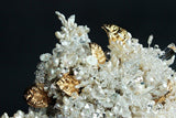 Antherra Couture Gold Leaf, Pearl, Gemstone, Crystal Bridal Bouquet - Marie Livet