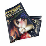Art Series - Starting Over - Art Nouveau Floral Silk Satin Pocket Square - Marie Livet