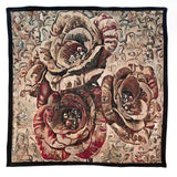 Art Series - Tapestry Rose Silk Satin Pocket Square - Marie Livet