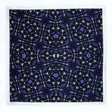 Blue and Purple Elements Silk Satin Pocket Square - Marie Livet