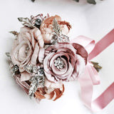 Mini Custom Silk Flower Girl Bouquet - Marie Livet