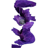 Original Digital Studio Art - Purple Floral Rising - Giclée Print - Marie Livet