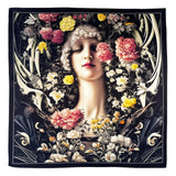 The Aristocrat Floral Silk Satin Pocket Square - Marie Livet
