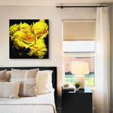 Yellow Peonies Original Studio Art Canvas Print - Canvas Wrap Wall Art - Designer Home Decor - Marie Livet